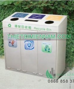 thung rac inox ngoai troi A37 D