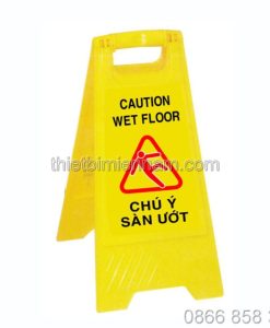 Biển báo chữ A chú ý sàn ướt