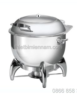 Lò hâm soup tròn nắp kiếng inox