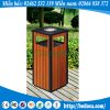 Mẫu thùng rác ngoài trời đẹp phù hợp nơi công cộng