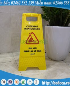 Biển báo khu vực đang làm vệ sinh AF03038