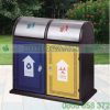 Thùng rác hai ngăn ngoài trời BHW-72