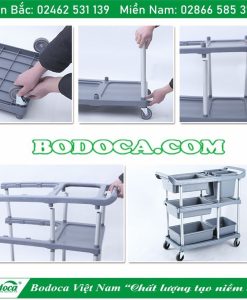 Xe dọn bàn bằng nhựa B-015N